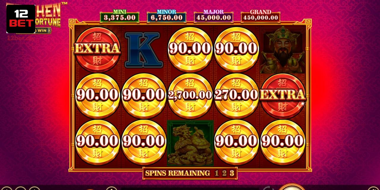 Caishen: God Of Fortune 12Bet - Truy Tìm Biểu Tượng Giá Trị 2 Hướng dẫn quay hũ dễ hiểu cho người mới