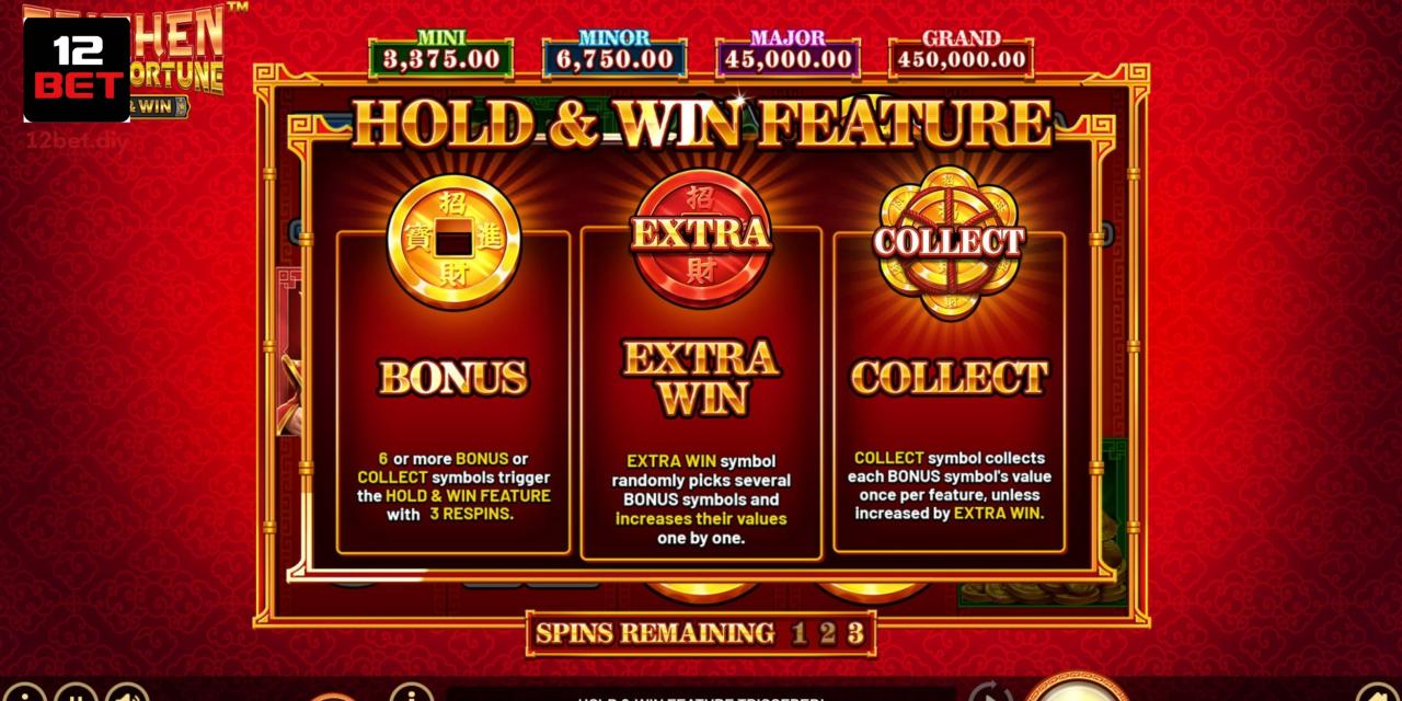 Caishen: God Of Fortune 12Bet - Truy Tìm Biểu Tượng Giá Trị 3 Quy định về nổ hũ thắng lớn